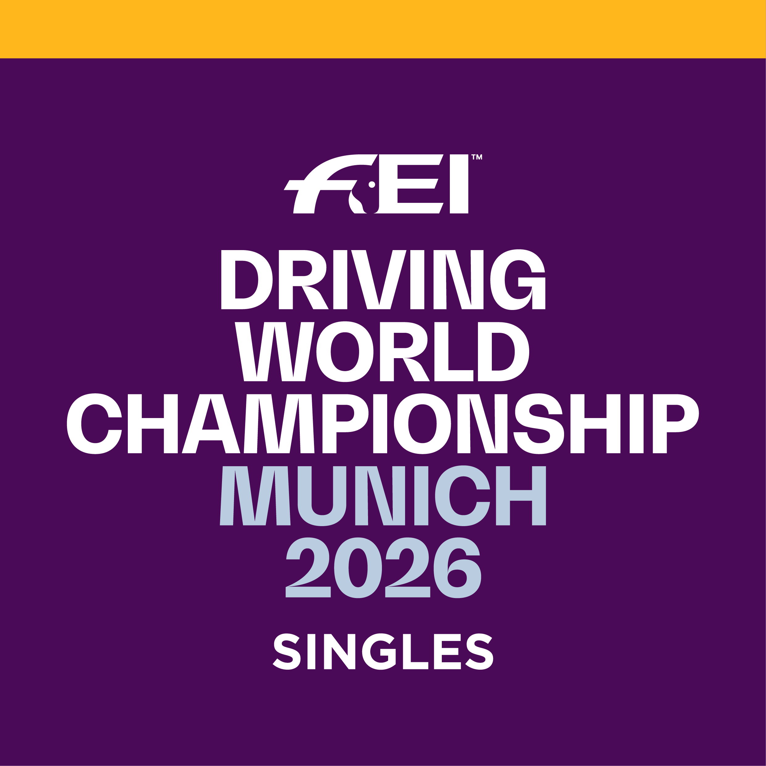 Logo FEI Driving World Championships Horse Munich 2026